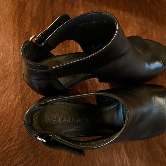 Stuart Weitzman Open Toe Booties - Picture 2 of 6